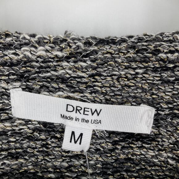 Drew Women's Black Tweed Snap Front Blazer Size M New - Picture 3 of 13